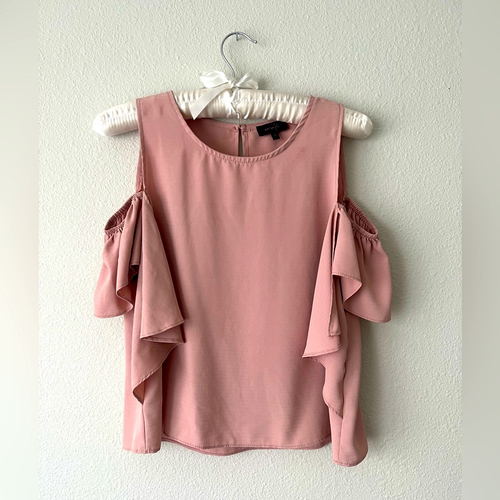 || onTWELTH || COLD SHOULDER || RUFFLE BLOUSE ||